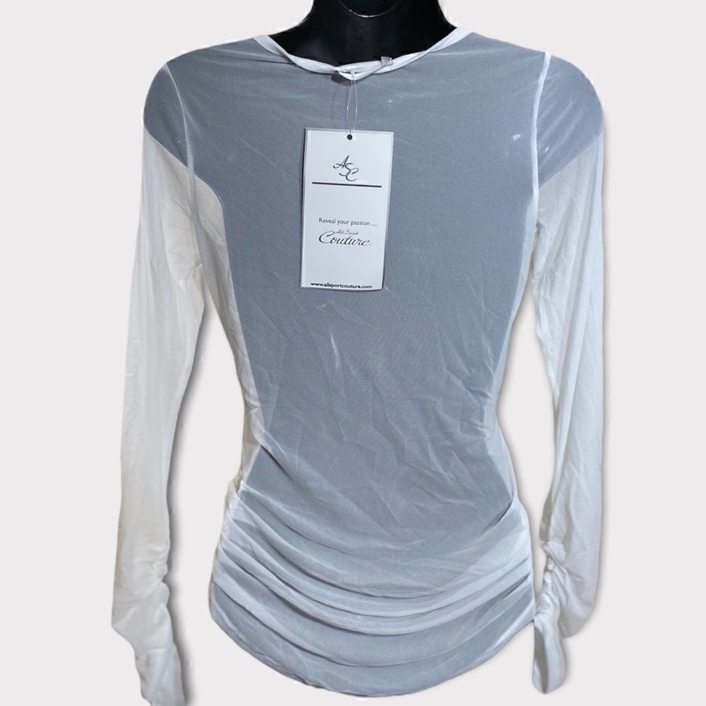 All Sport Couture Mesh Long Sleeve Shirt - Picture 2 of 10